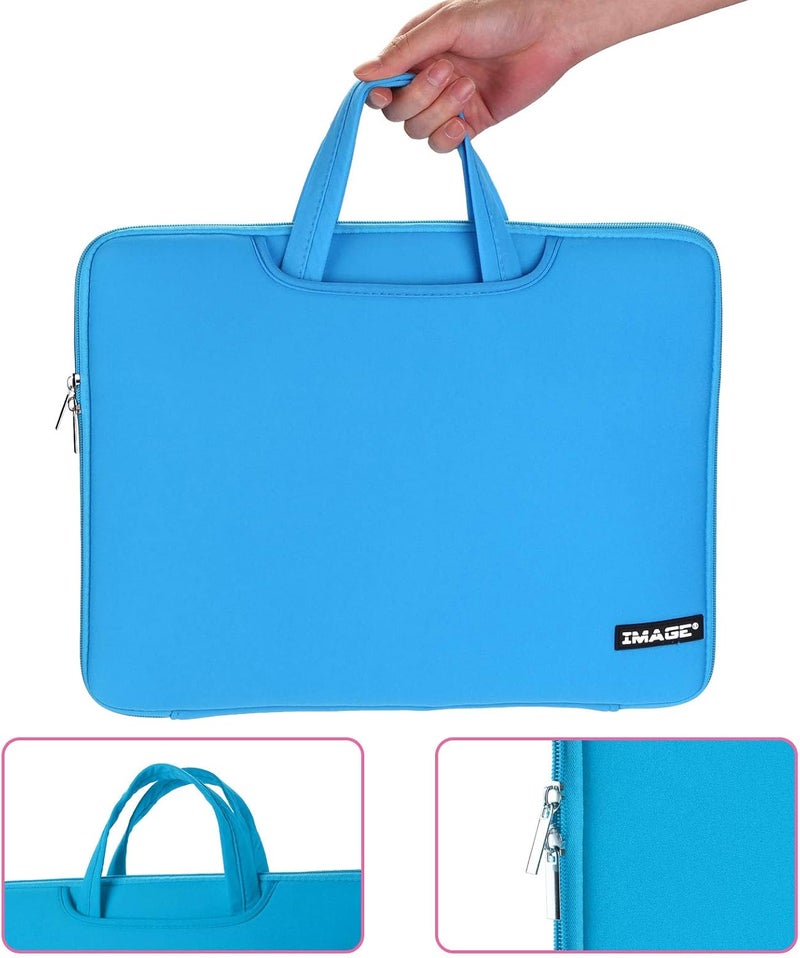 Image Protective Case for A4 Light Box, Carrying Bag Travel Storage Case Pouch Cover with Pockets, for A4 Tracing LED Light Pad Coloring Board & Laptop, Notebook, Most Tracing Light Table Blue - Image 5
